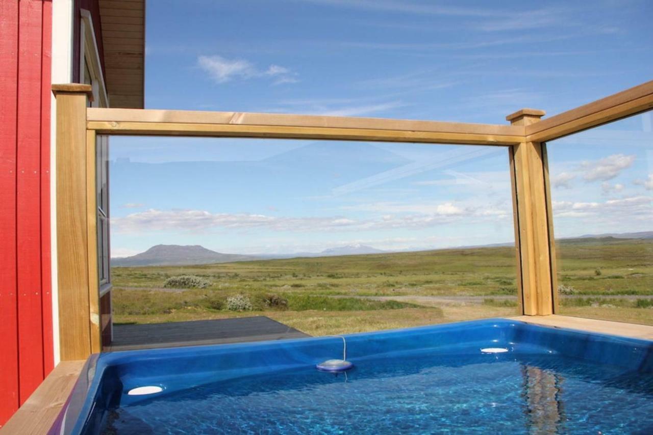 Blue View Cabin 1B With Private Hot Tub Reykholt  Zewnętrze zdjęcie